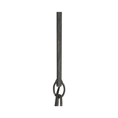 18 "(4) tiges d'extension en fer noir