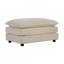 Fauteuil d'appoint en chenille rembourré avec repose-pieds, fauteuil club-129182487