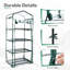 Serre à 4 niveaux 27 po x 19 po x 63 po avec base protectrice en PVC Aoodor-120883060