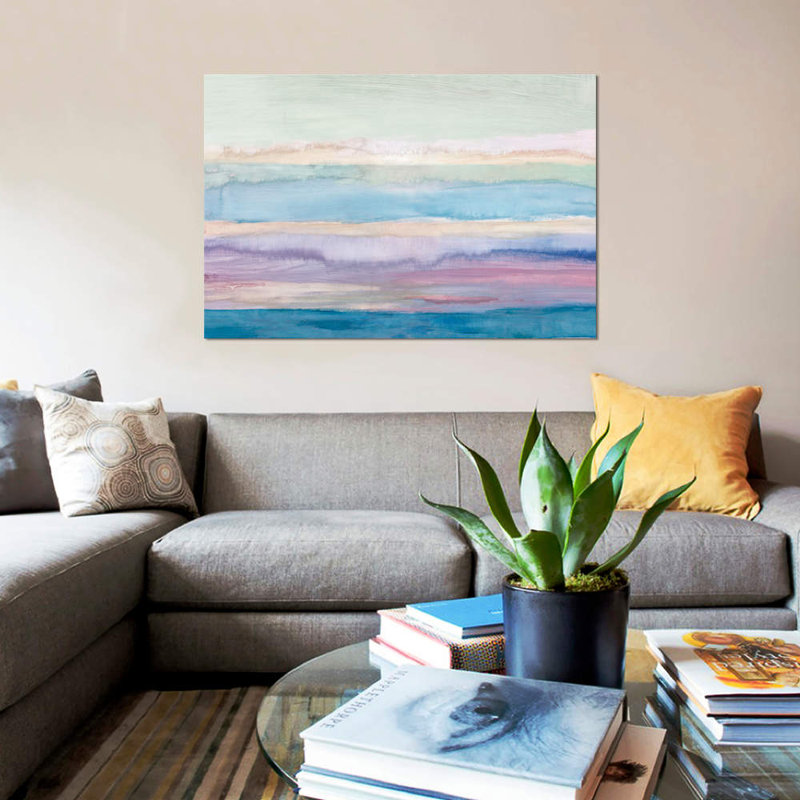 « plongée », reproduction sur toile, H 40 po x l 60 po x P 1,5 po, Pas de tapis, Toile tendue