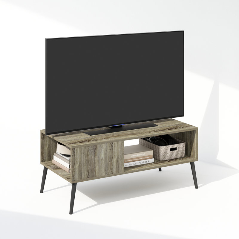 Meuble télé pour téléviseur de 50 po ou moins Kayzleigh, Chêne