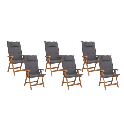 Benevento Folding Patio Dining Armchair with Cushion