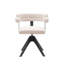Chaise pivotante rembourrée en tissu Mira-767484952-767484934