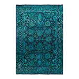 Fine Vibrance One-of-a-Kind 4' 2" X 6' 1" Hand Knotted Area Rug