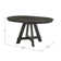 Cipolla Wood Finish Extendable Round Dining Table - 42"-60"