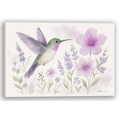 «Little Wings of Wonder» - Art mural de chambre de bébé colibri