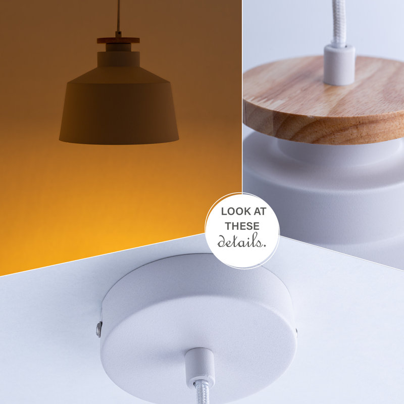 Salome 1 - Light Single Pendant, White