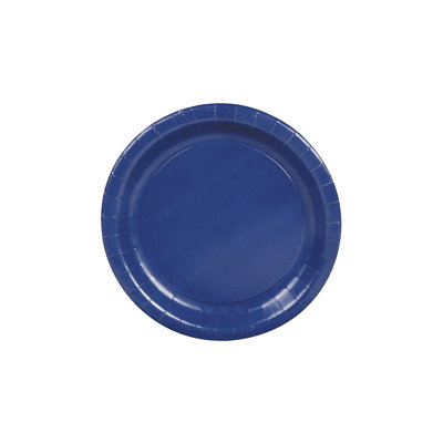 24 Piece Disposable Paper Plastic Paper No Holiday Dessert Plate Disposable Party Supplies for 24 Guests
