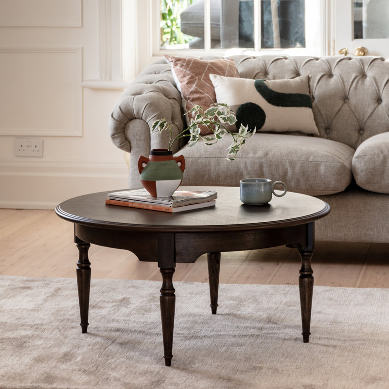 Cleston Four Leg Coffee Table, Black