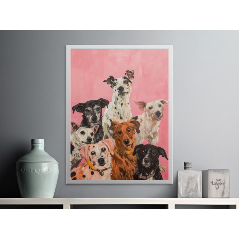 Dog Wall Art, Puppy Print, Pet Portrait, Animal Art, Canine Decor, Framed Wall Art, Multiple Sizes, Art Print
