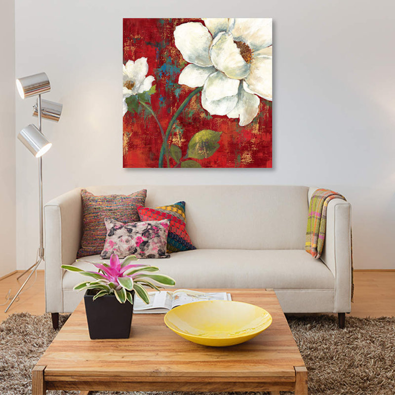 « velours ii », reproduction sur toile, H 26 po x l 26 po x P 1,5 po, Toile tendue, Pas de tapis
