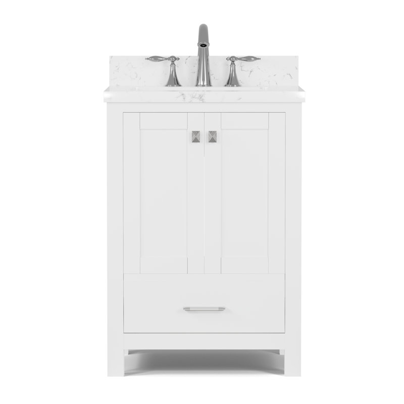 Itia Single Bathroom Vanity Set, White