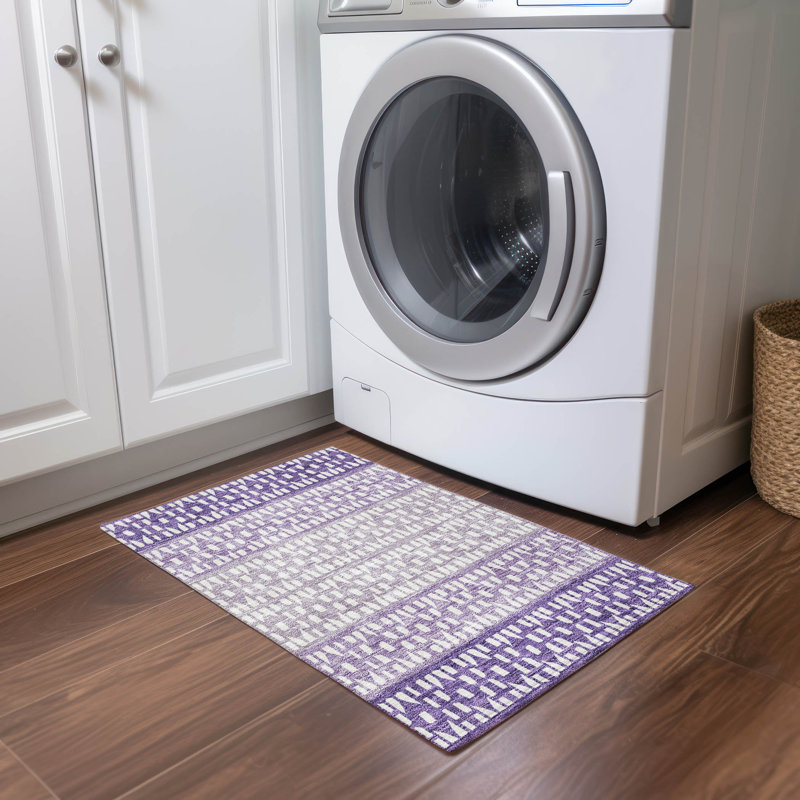  Chayden Area Rug with Non-Slip Backing, Rectangle 1'8" x 2'6"