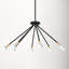 Anika 8 Light Metal Dimmable Sputnik Chandelier