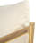 Ermadean Outdoor Acacia Wood & Mesh Club Chairs