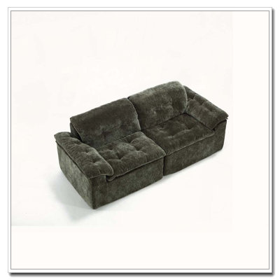Modern Chenille Sofa LoveSeat