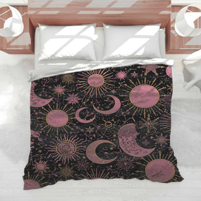Celestial Moons And Stars Comforter