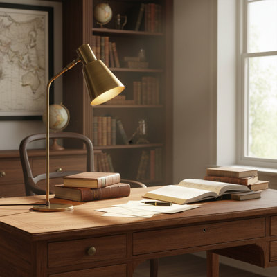 Arrington 20'' Adjustable Metal Desk Lamp