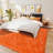 5x7 ft Shag Rugs for Living Room, Soft Orange Area Rug, Non-Slip Carpet for Bedroom Nursery Kids Play Room Dorm Office-875416789