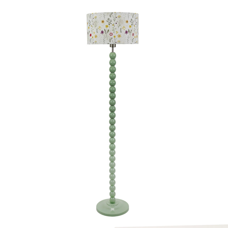 Aryianna 145cm Traditional Floor Lamp, No, Green