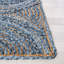 Tapis bleu / gris tissé à la main Glowacki-650310600