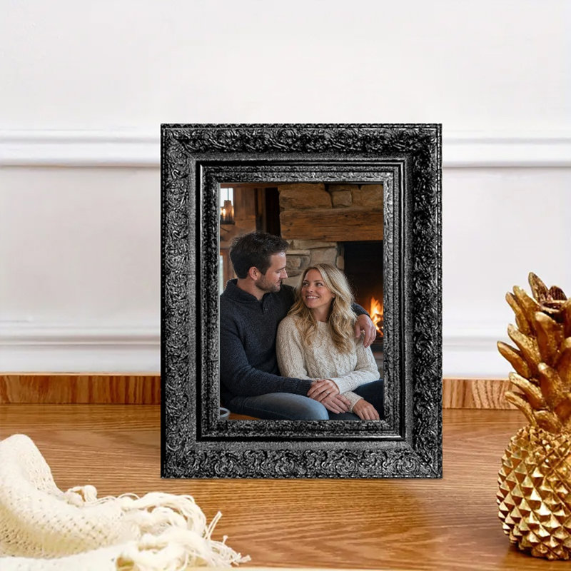 Cadre photo mural 3 pièces 11 "x 14" noir pour tablette de chambre, 11" W x 14" H, 3, Noir