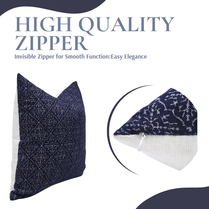 Linen Square Pillow Cover, 22" x 22"