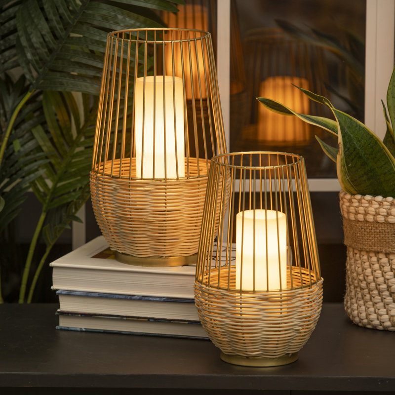 14'' H Metal Tabletop Lantern