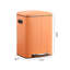 Poubelle à pédale rectangulaire 10,5 gallons Marco-99442542