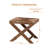 Jaelyn Modern Handwoven Wicker Accent Stool