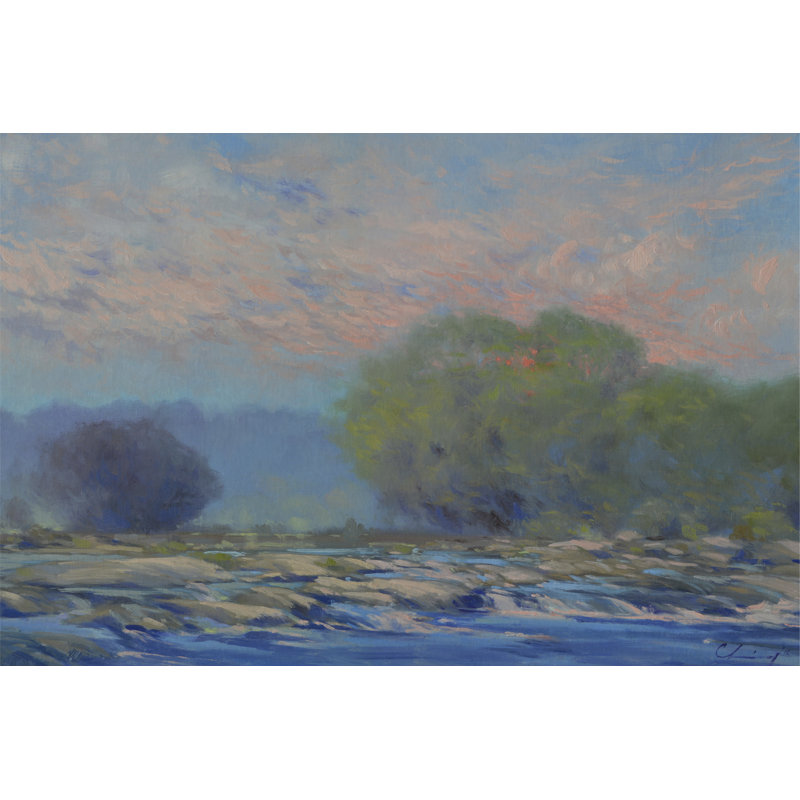 James River From Belle Isle I by Chuck Larivey - Wrapped Canvas Painting, 30cm H x 46cm W x 3.8cm D