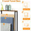 Porte-serviettes sur pied 3 niveaux