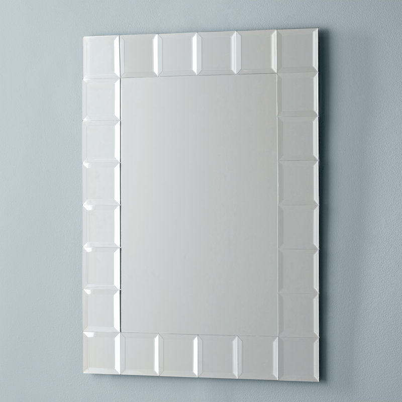 Rectangle Mirror, 23.6"H x 15.75"W, Frosted