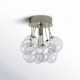 Logan Single Light Glass Semi Flush Mount