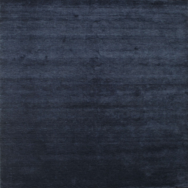Tapis contemporain noir, Carré 6 pi