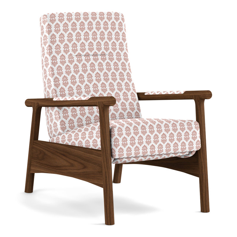 Fauteuil inclinable Walnut Grove, Perigold ‑ rose Francine