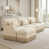 Beige+3seat+1Ottomans