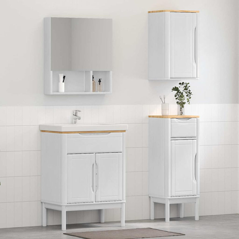 Bathroom Furniture Suite, White