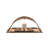 Rustic Lodge Flush Mounted Sconce-125006221-125006222