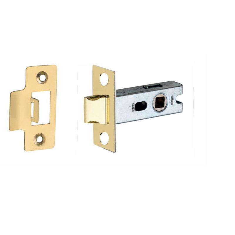 Bolt Through Tubular Latch in Chrome Finish - 64mm Body