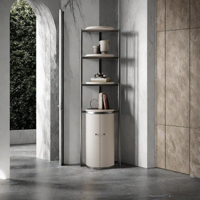 Italian style light luxury bookcase by Hokku Designs