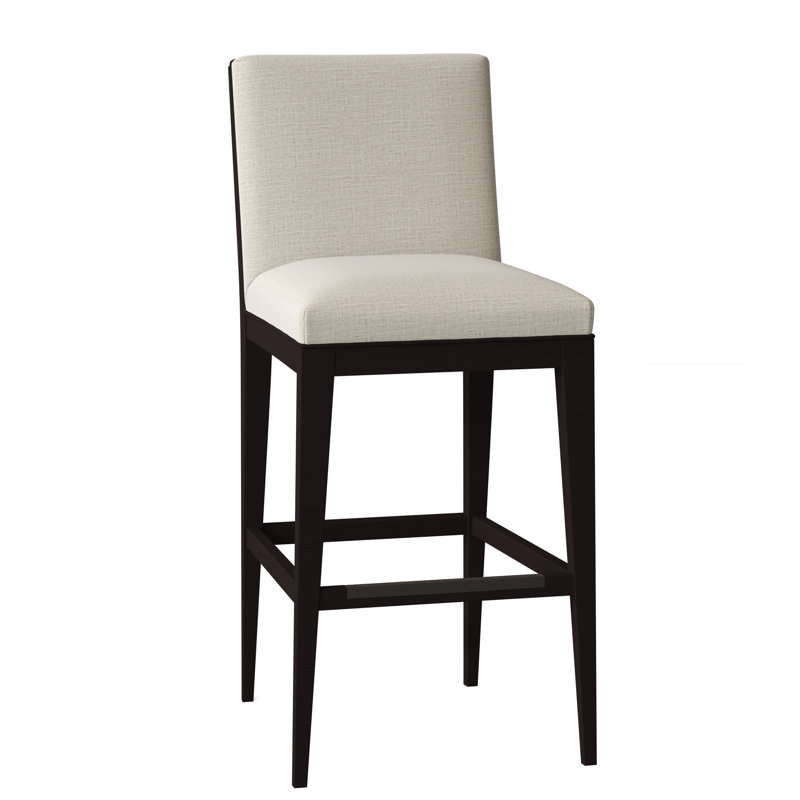Tabouret de bar et de comptoir Logan, Ébène vintage, Lagon Margaret, Tabouret de comptoir (assise de 24 po de hauteur)