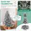 Sapin de Noël givré pré-éclairé-701535906