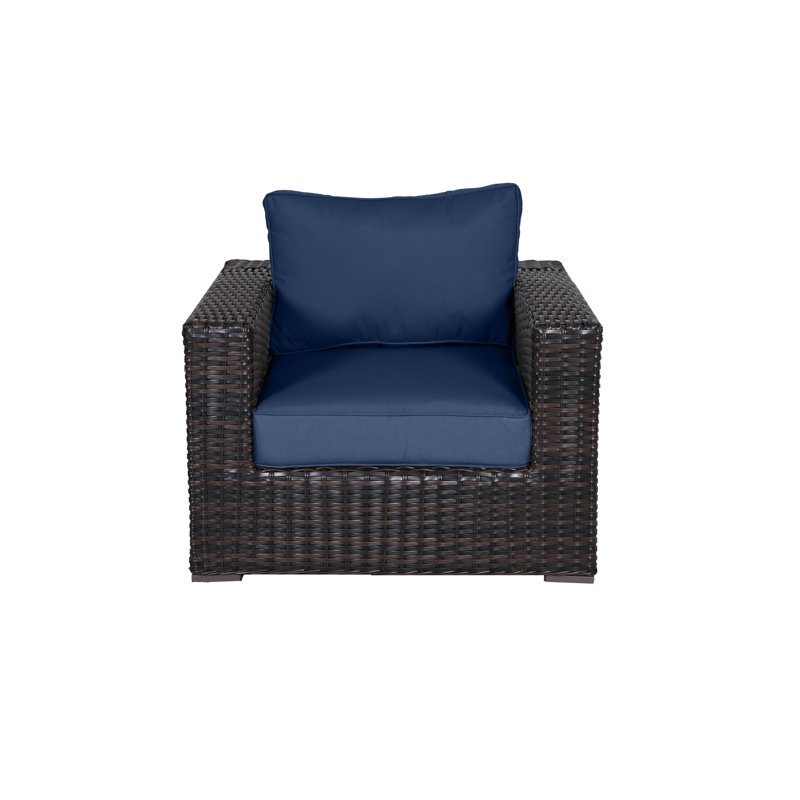 Fauteuil club Woodham, Bleu marine