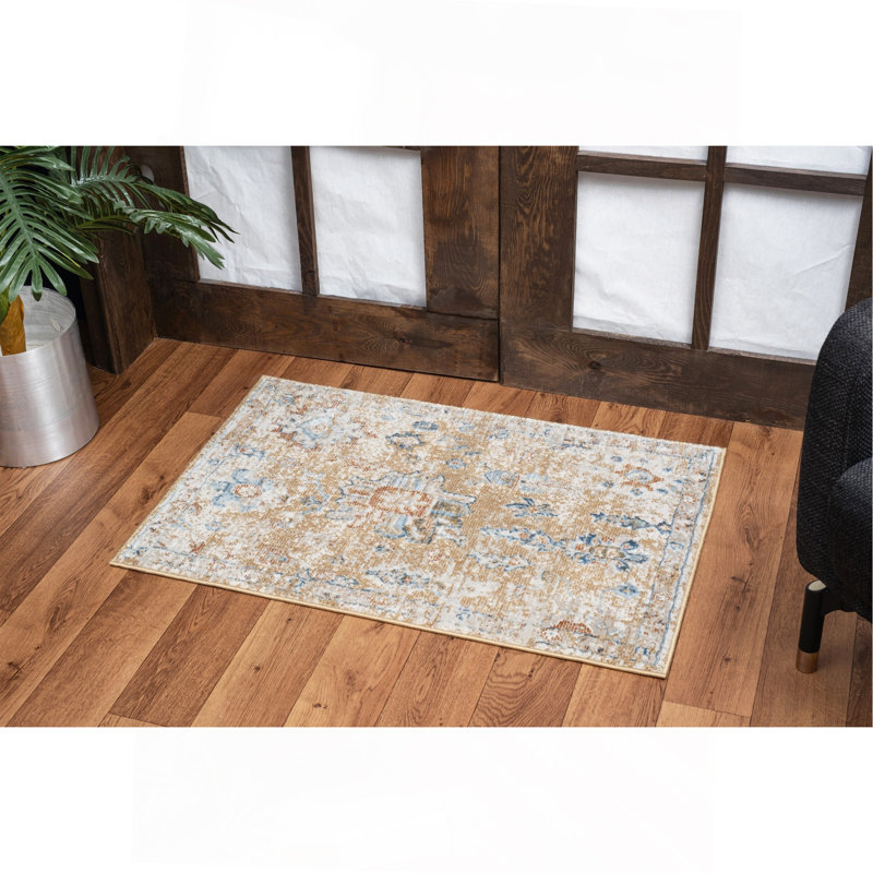 Tapis doré, Tapis de couloir 2 pi 7 po x 7 pi 3 po