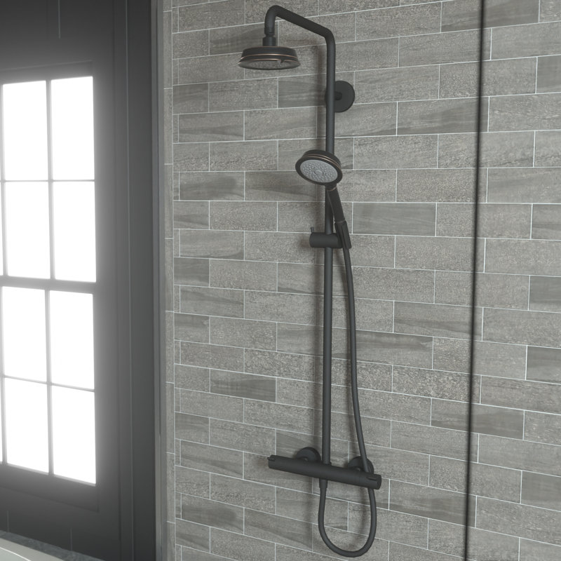 Croma Multi Function Handheld Shower Head, Rubbed Bronze