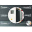 Huldar Glass Flat Wall Mirror
