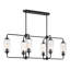 Lustre linéaire à 6 lumières Nunley-810315436