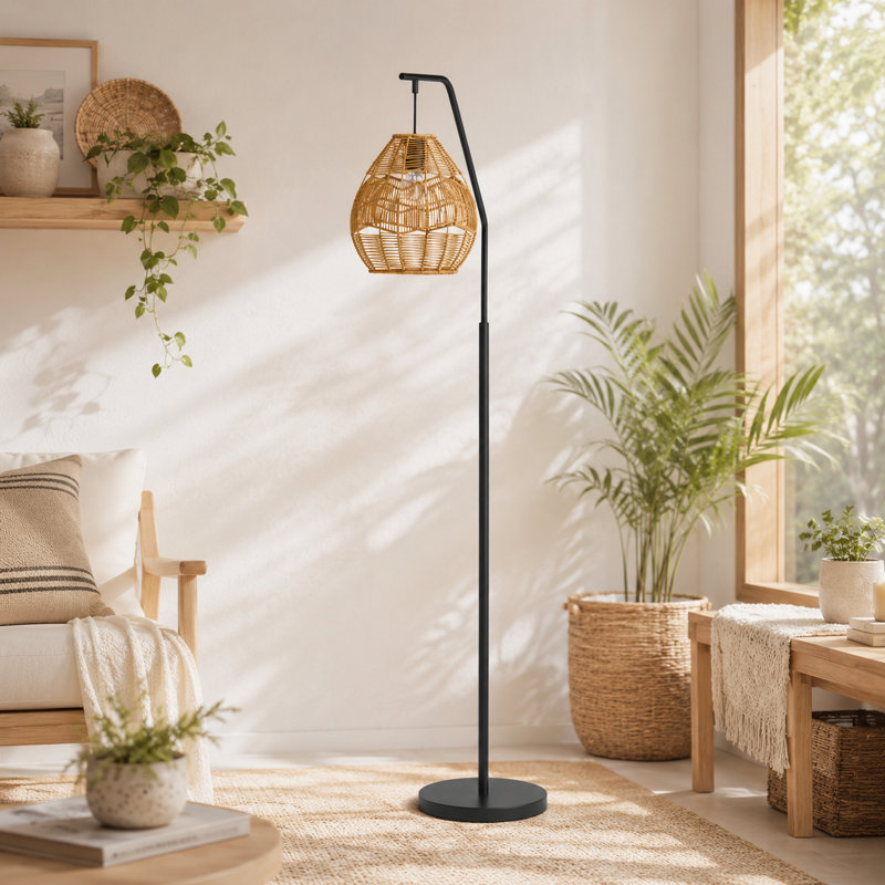 Maryjane 65'' Matte Arched Floor Lamp