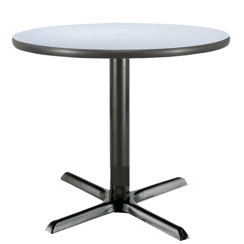 Table ronde pour salle de pause, Gris nebula, H 30 po x L 42 po x l 42 po